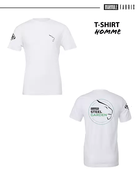 T Shirt Blanc Salle de sport CrossFit Cholet