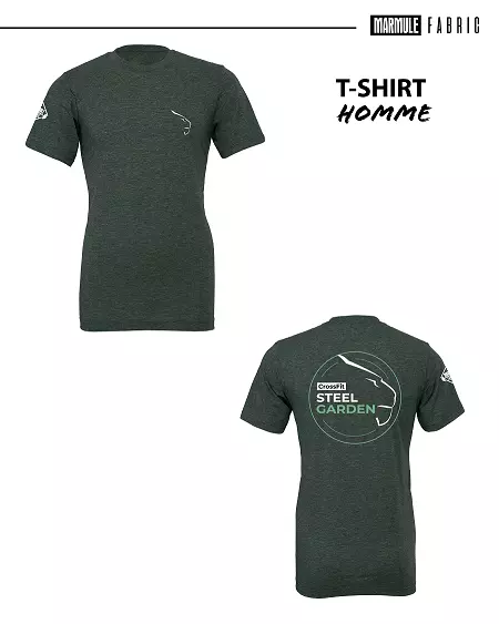 T Shirt Vert Salle de sport CrossFit Cholet